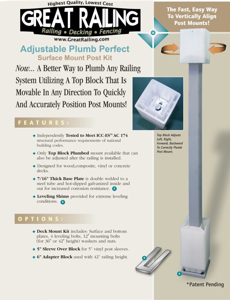 Plumb Perfect Post Mount Installation Guide-1